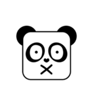 Cute Face and Panda（個別スタンプ：32）