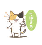 ほんわか猫さん -日本語-（個別スタンプ：4）