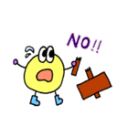 丸くて黄色いやつ（個別スタンプ：6）