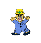 ヘルメット おじさん。(仕事編)（個別スタンプ：8）