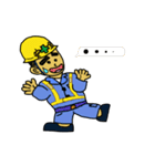 ヘルメット おじさん。(仕事編)（個別スタンプ：9）