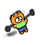 Bear Bear Hits the Gym（個別スタンプ：8）
