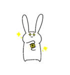 うさこと友達A (嬉)（個別スタンプ：5）