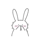 うさこと友達A (嬉)（個別スタンプ：10）