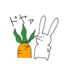 うさこと友達A (嬉)（個別スタンプ：24）