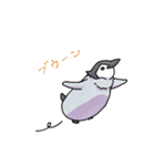 無表情なペンギン（個別スタンプ：14）