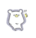 しろくまスタンプ【リアクション】（個別スタンプ：21）