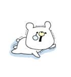 しろくまスタンプ【リアクション】（個別スタンプ：24）