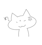 シンプルなねこさん（個別スタンプ：11）
