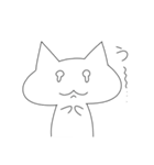 シンプルなねこさん（個別スタンプ：12）