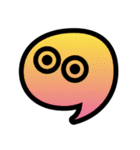 Neon color face（個別スタンプ：4）