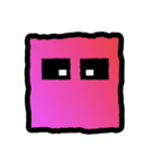 Neon color face（個別スタンプ：13）