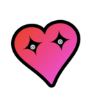 Neon color face（個別スタンプ：17）