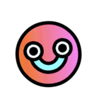 Neon color face（個別スタンプ：22）