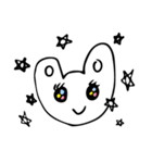 Round Bunnies Twogether_Eng ver.（個別スタンプ：8）