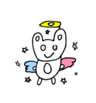 Round Bunnies Twogether_Eng ver.（個別スタンプ：10）