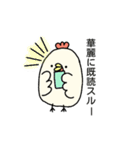にわとりくんの会話が弾むスタンプ（個別スタンプ：10）