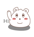 Bear WWhite（個別スタンプ：1）