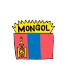 モンゴル語ネコさん（個別スタンプ：40）