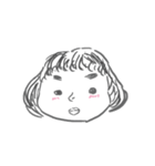 The self-portrait of maiden（個別スタンプ：4）