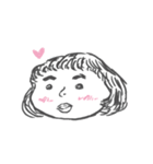 The self-portrait of maiden（個別スタンプ：5）