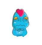 Mischievous Blue Goby（個別スタンプ：34）