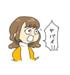 大学生の日常スタンプ（個別スタンプ：35）
