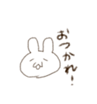 らくがきうさぎ。（個別スタンプ：9）