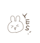 らくがきうさぎ。（個別スタンプ：14）