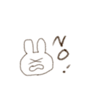 らくがきうさぎ。（個別スタンプ：15）