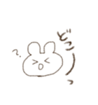 らくがきうさぎ。（個別スタンプ：25）