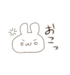 らくがきうさぎ。（個別スタンプ：28）