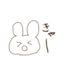 らくがきうさぎ。（個別スタンプ：30）