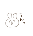 らくがきうさぎ。（個別スタンプ：37）