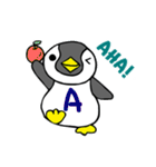 アルファベットペンギン（個別スタンプ：1）