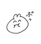じとめうさぎ（個別スタンプ：5）