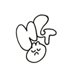 じとめうさぎ（個別スタンプ：18）