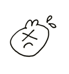 じとめうさぎ（個別スタンプ：21）