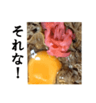 【実写】牛丼（個別スタンプ：21）
