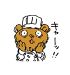 くま、うさぎ、女の子、レーサー、犬（個別スタンプ：9）
