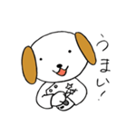 くま、うさぎ、女の子、レーサー、犬（個別スタンプ：23）