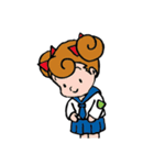 くま、うさぎ、女の子、レーサー、犬（個別スタンプ：29）