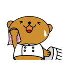 くま、うさぎ、女の子、レーサー、犬（個別スタンプ：32）
