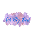 Watercolor word（個別スタンプ：1）
