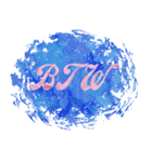 Watercolor word（個別スタンプ：5）