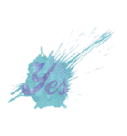 Watercolor word（個別スタンプ：9）