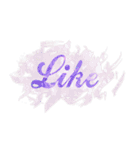 Watercolor word（個別スタンプ：15）