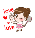 Badminton by Memee.（個別スタンプ：7）