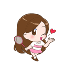 Badminton by Memee.（個別スタンプ：9）