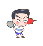 Badminton by Memee.（個別スタンプ：18）